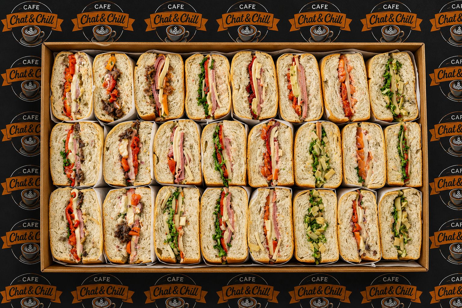 Panini Rolls & Club Sandwich Platter