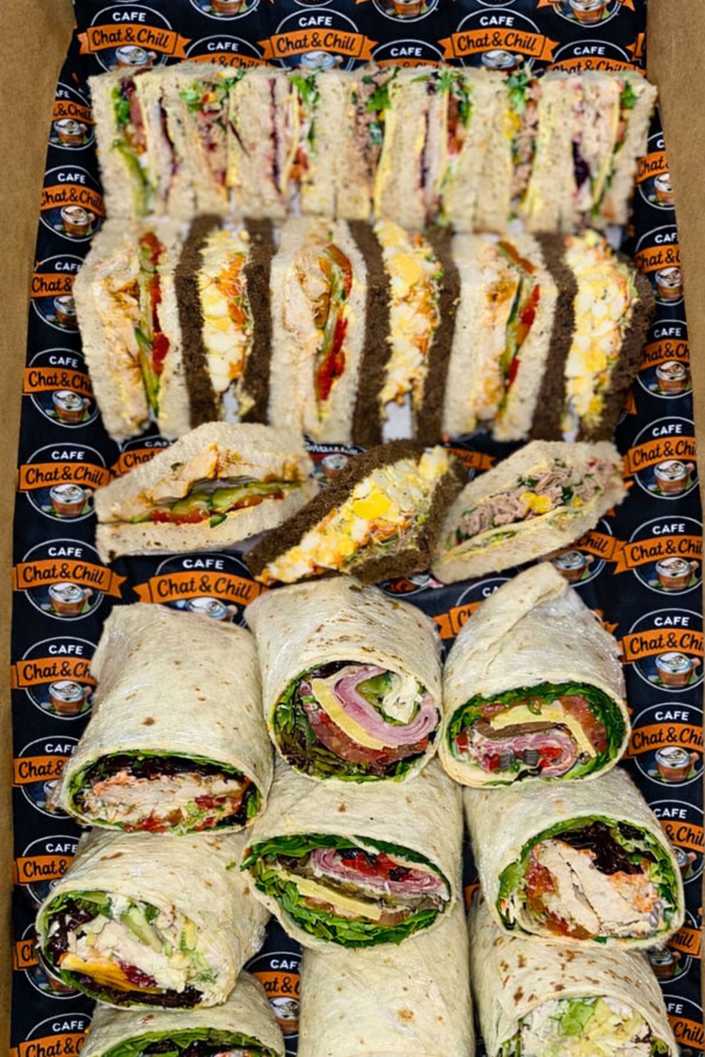 Mixed Sandwiches & Wraps Platter